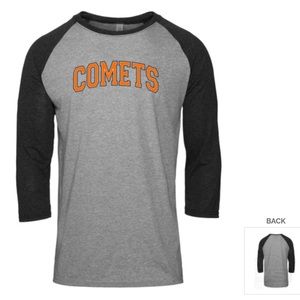 Hicksville High School JERZEES TRI-BLEND Baseball Raglan (601RR)